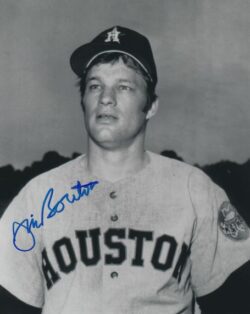 AUTOGRAPHED JIM BOUTON 8x10 Houston Astros Photo