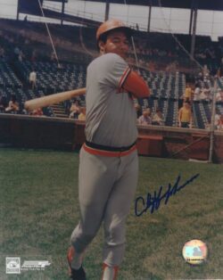 AUTOGRAPHED  CLIFF JOHNSON 8X10 Houston Astros Photo
