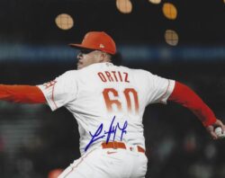 AUTOGRAPHED LUIS ORTIZ 8X10 San Francisco Giants Photo