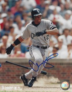 AUTOGRAPHED CHRIS SINGLETON 8x10 Chicago White Sox Photo