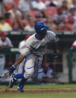 AUTOGRAPHED JUAN PIERRE 8X10 Los Angels Dodgers photo