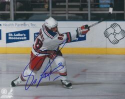 Autographed ERIC LINDROS 8X10 New York Rangers Photo