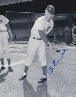 AUTOGRAPHED ED ROEBUCK  8x10 Brooklyn  Dodgers photo
