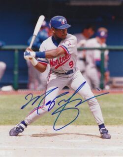AUTOGRAPHED MARQUIS GRISSOM 8X10 Montreal Expos photo