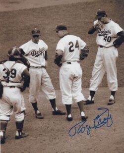 AUTOGRAPHED ROGER CRAIG 8x10 Brooklyn Dodgers photo