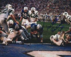 Autographed TOM MATTE 8X10 Baltimore Colts photo