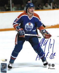 Autographed Paul Coffey "HOF 04" 8X10 Edmonton Oilers Photo JSA