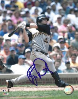 AUTOGRAPHED RYAN DOUMIT 8x10 Pittsburgh Pirates Photo