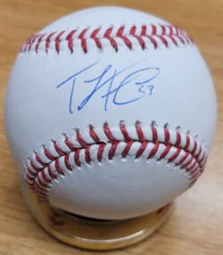 Autographed TY FRANCE Official Rawlings Major League Baseball
