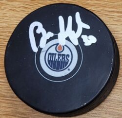 Autographed BILL RANFORD Edmonton Oilers Hockey Puck