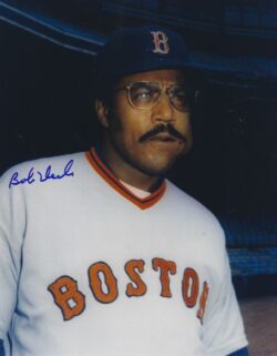 AUTOGRAPHED BOB VEALE 8X10 Boston Red Sox photo