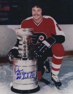 Autographed DAVE SCHULTZ 8x10 Philadelphia Flyers Photo