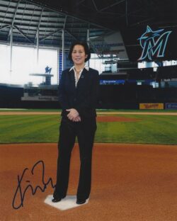AUTOGRAPHED KIM NG 8x10 Florida Marlins Photo