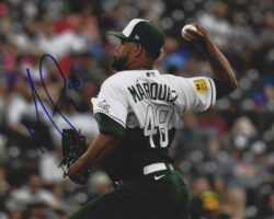 AUTOGRAPHED GERMAN MARQUEZ 8X10 Colorado Rockies Photo