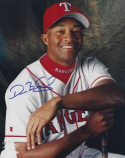AUTOGRAPHED DAMON BUFORD 8X10 Texas Rangers Photo