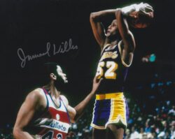 Autographed JAMAAL WILKES 8x10 Los Angeles Lakers photo