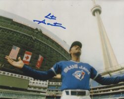 AUTOGRAPHED CITO GASTON 8X10 Toronto Blue Jays photo