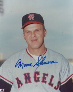AUTOGRAPHED MOOSE SKOWRON 8X10 California Angels Photo