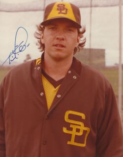 AUTOGRAPHED TIM LOLLAR 8X10 San Diego Padres photo