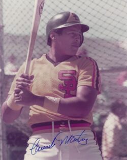 AUTOGRAPHED CARMELO MARTINEZ 8X10 San Diego Padres photo