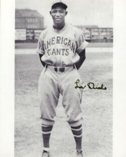 Autographed LOU DIALS 8X10 Chicago American Giants Photo