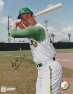 AUTOGRAPHED GENE TENACE 8X10 OAKLAND A's Photo