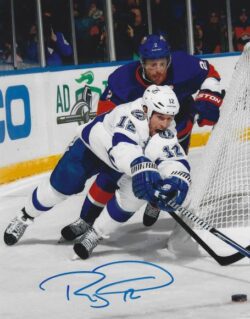 Autographed RYAN MALONE 8x10 Tampa Bay Lightning photo