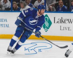 Autographed RYAN MALONE 8x10 Tampa Bay Lightning photo