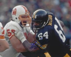 Autographed EDMUND NELSON 8x10 Pittsburgh Steelers Photo