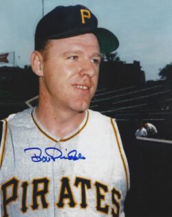 AUTOGRAPHED  BOB PRIDDY 8x10 Pittsburgh Pirates Photo