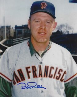 AUTOGRAPHED BOB PRIDDY 8X10 San Francisco Giants Photo