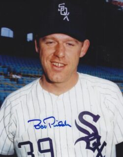 AUTOGRAPHED BOB PRIDDY 8X10 Chicago White Sox Photo