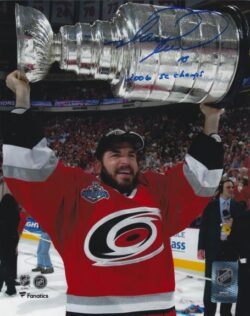 AUTOGRAPHED MARK RECCHI "2006 SC Champs" 8X10 CAROLINA HURRICANES Photo