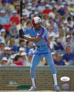 Autographed ANDRE DAWSON Montreal Expos 8X10 photo JSA