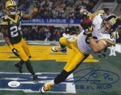 Autographed HINES WARD "SB XL MVP" 8X10 Pittsburgh Steelers Photo JSA