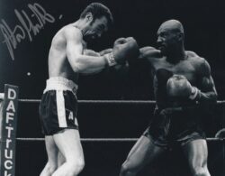 Autographed ALAN MINTER 8X10 Boxing photo
