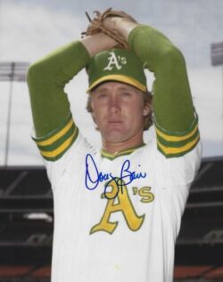 AUTOGRAPHED DOUG BAIR 8x10 Oakland A's Photo
