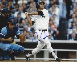 AUTOGRAPHED CHRIS CHAMBLISS  8X10 NEW YORK YANKEES photo