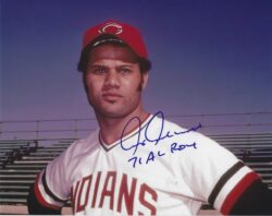 AUTOGRAPHED CHRIS CHAMBLISS "71 AL ROY" 8X10 Cleveland Indians photo