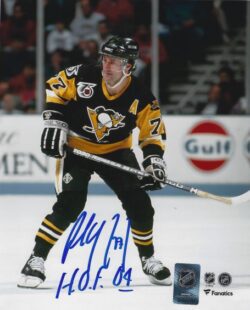 Autographed  PAUL COFFEY "HOF 04" 8X10 Pittsburgh Penguins Photo