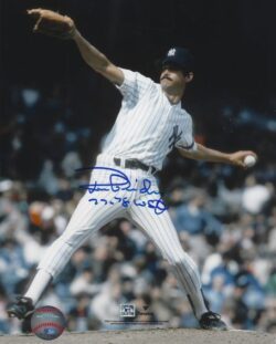 Autographed Ron Guidry "77, 78 WSC" New York Yankees 8X10 Photo