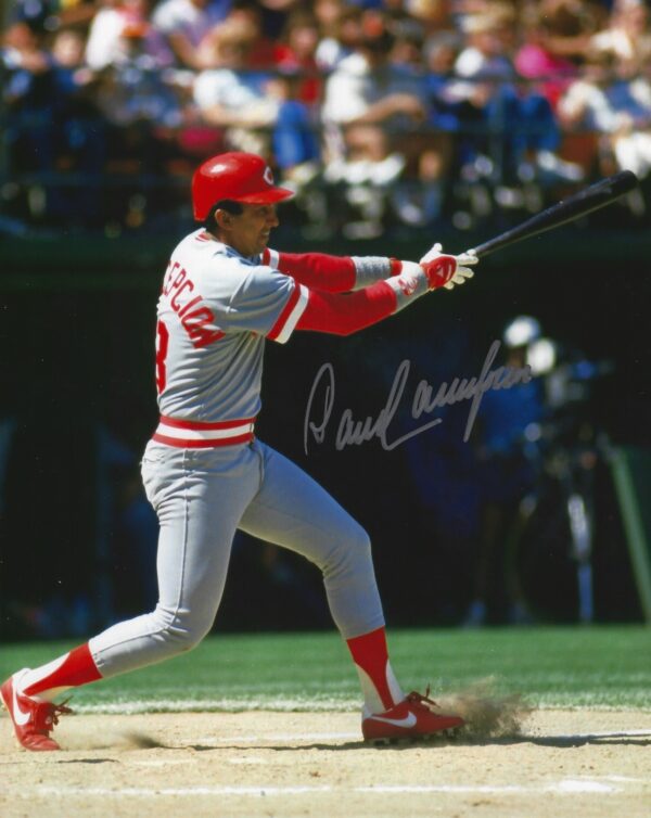 AUTOGRAPHED DAVE CONCEPCION 8x10 Cincinnati Reds Photo