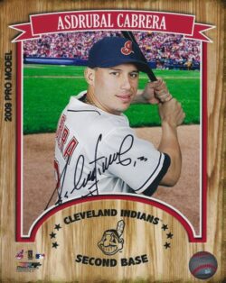 AUTOGRAPHED ASDRUBAL CABRERA 8x10 Cleveland Indians Photo