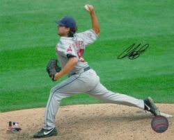 AUTOGRAPHED CHRIS PEREZ 8x10 Cleveland Indians Photo