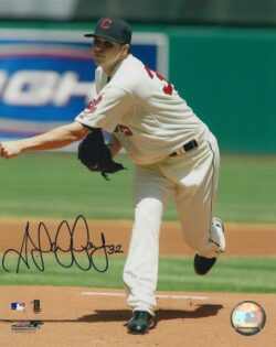 AUTOGRAPHED AARON LAFFEY 8x10 Cleveland Indians Photo