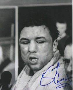 Autographed GEORGE CHUVALO 8X10 Boxing photo