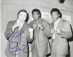 Autographed GEORGE CHUVALO 8X10 Boxing photo