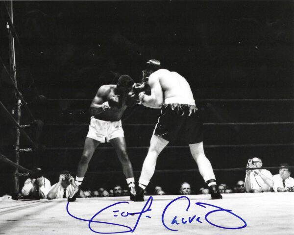 Autographed GEORGE CHUVALO 8X10 Boxing photo