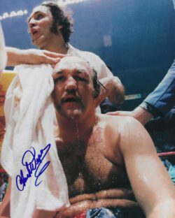 Autographed CHUCK WEPNER 8X10 Boxing photo