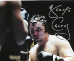 Autographed GEORGE CHUVALO 8X10 Boxing photo
